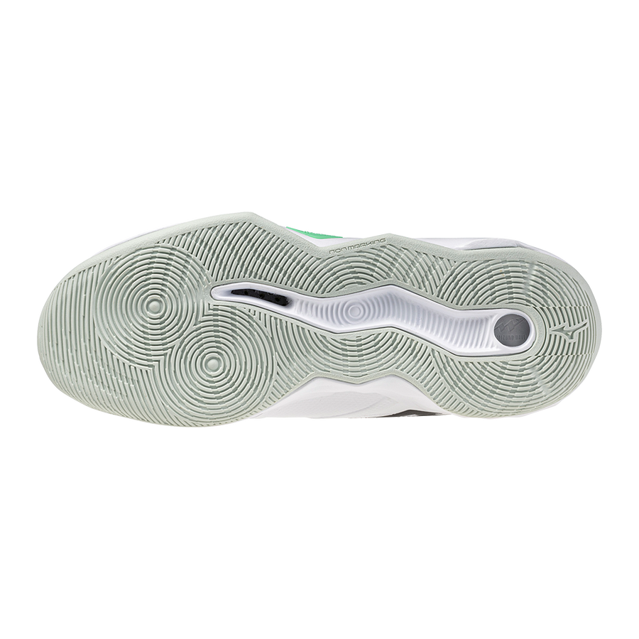 Mizuno WAVE MOMENTUM PRO MID White/Black/Frozen Emerald